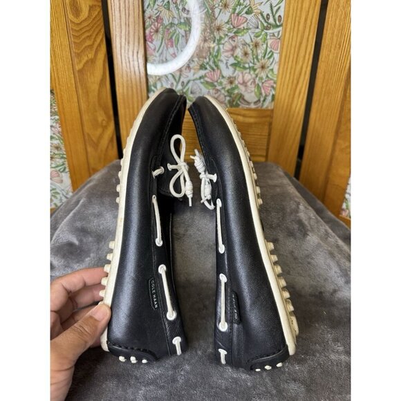 COLE HAAN Zero Grand Nantucket Camp Driver Moccasins Leather Loafer Shoes 10B - Picture 8 of 10